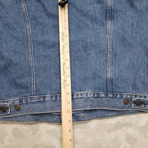Levi's Trucker Jacket Mens XL Blue Type 3 Denim Medium Wash - Picture 9 of 10